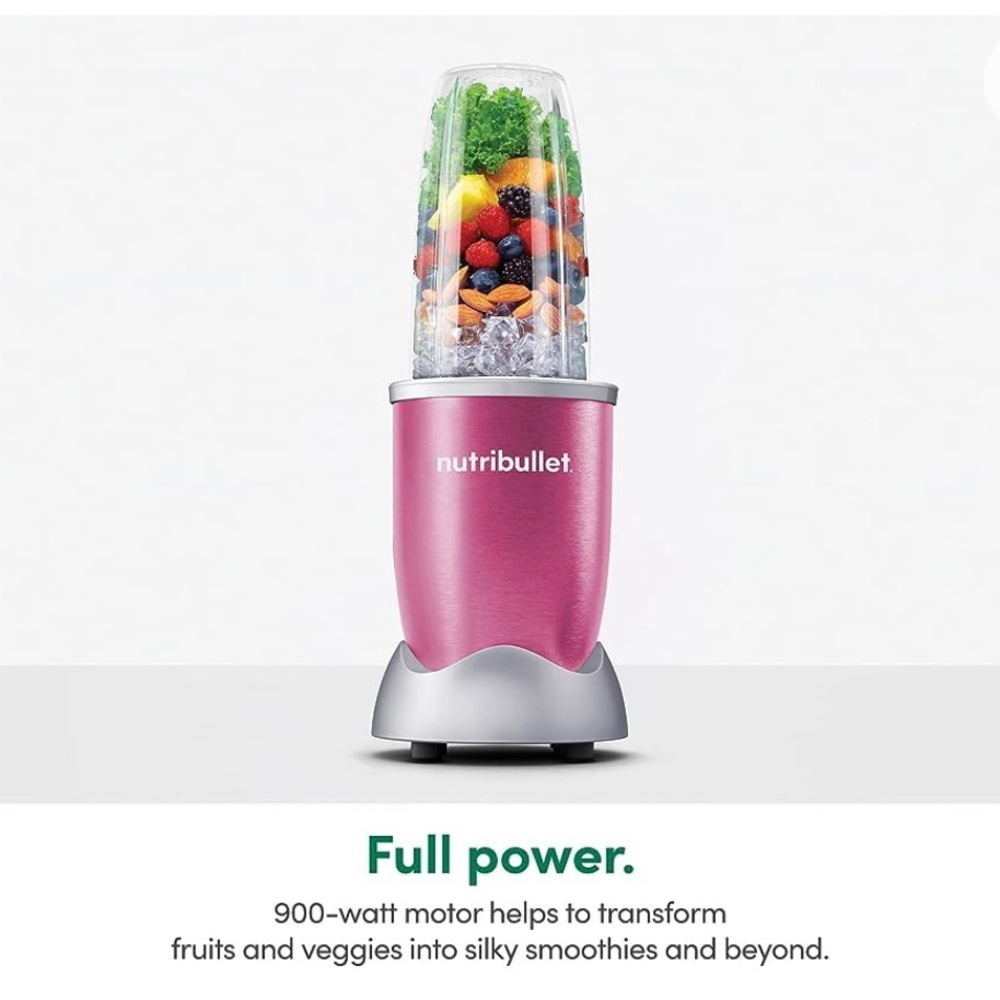 NutriBullet NB9-1301PINK Pro 13 Pcs Berry Pink, 900W